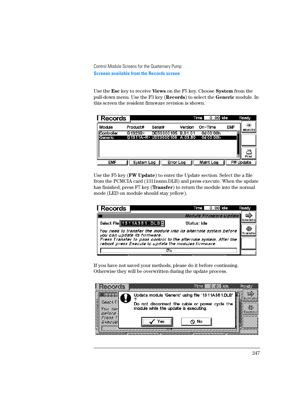 Agilent Technologies Quaternary Pump 1100 Series User Manual | Page 247 / 272