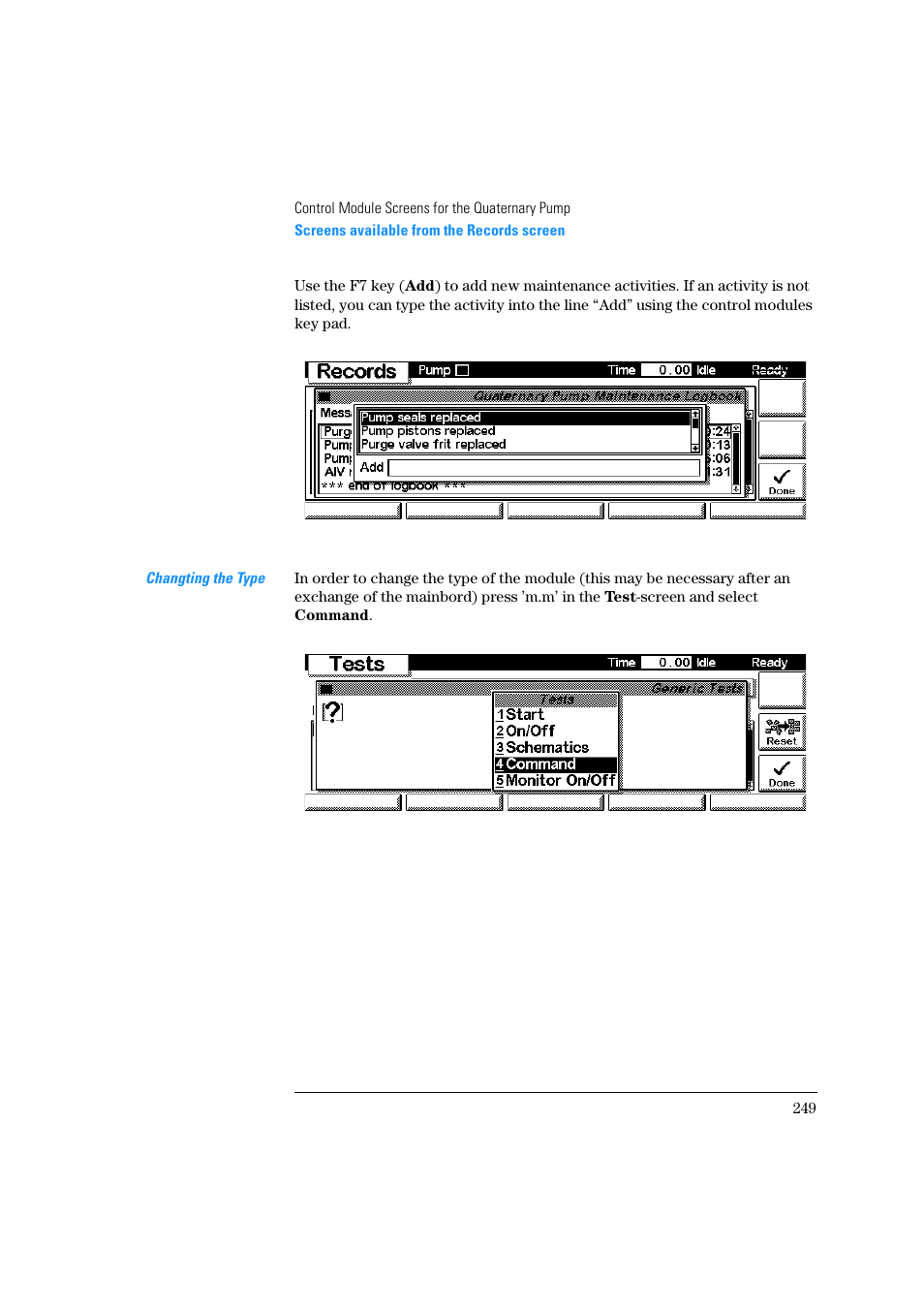 Agilent Technologies Quaternary Pump 1100 Series User Manual | Page 249 / 272