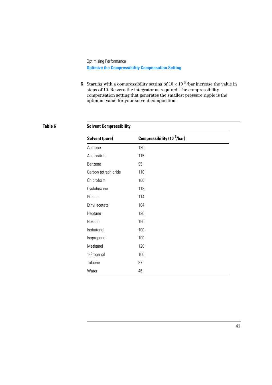 Agilent Technologies Quaternary Pump 1100 Series User Manual | Page 41 / 272