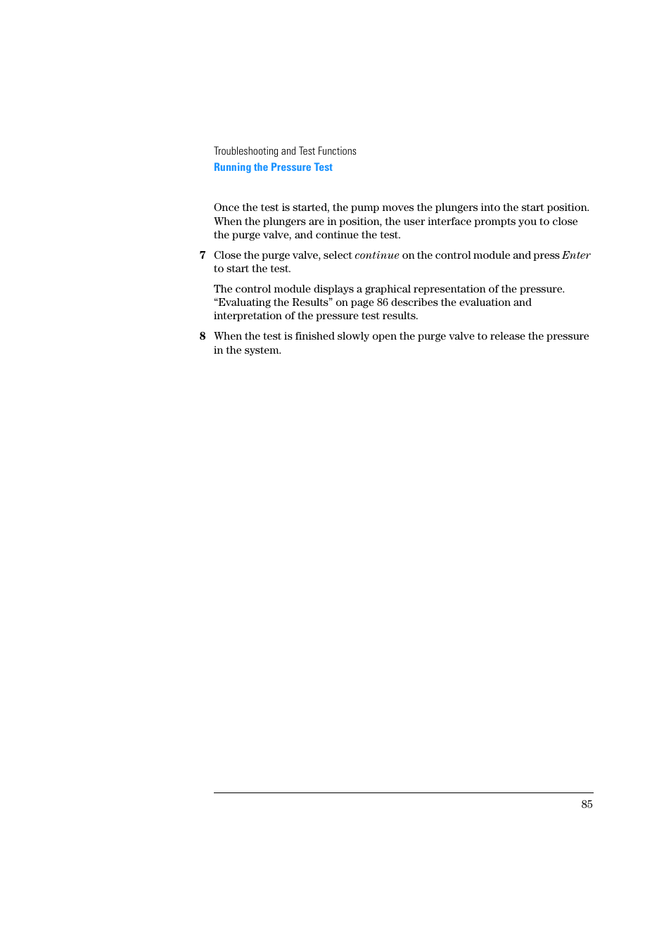 Agilent Technologies Quaternary Pump 1100 Series User Manual | Page 85 / 272