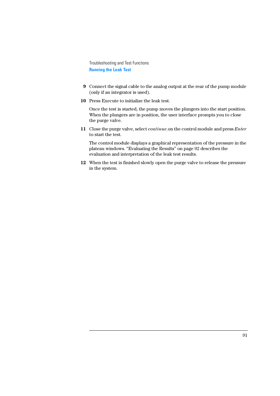 Agilent Technologies Quaternary Pump 1100 Series User Manual | Page 91 / 272