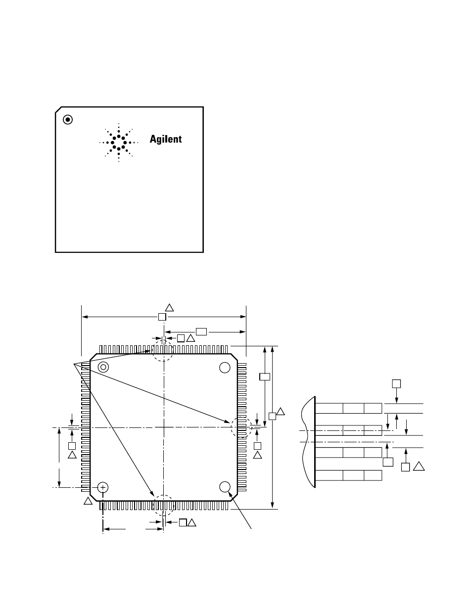 Package specification, Hdmp-3001 | Agilent Technologies HDMP-3001 User Manual | Page 104 / 124