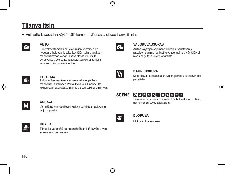 Tilanvalitsin | Samsung L310W User Manual | Page 37 / 130
