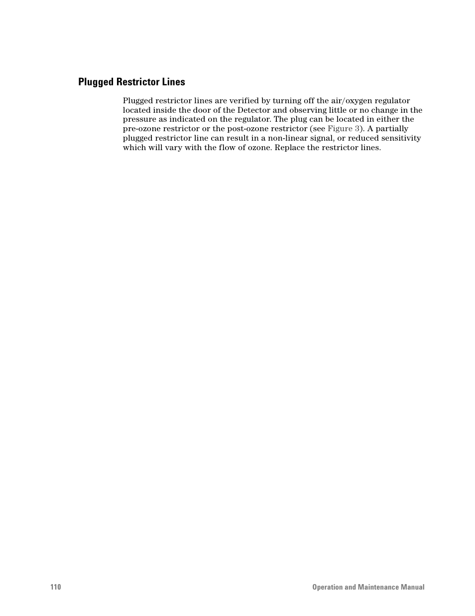 Plugged restrictor lines | Agilent Technologies G6600-90006 User Manual | Page 110 / 118