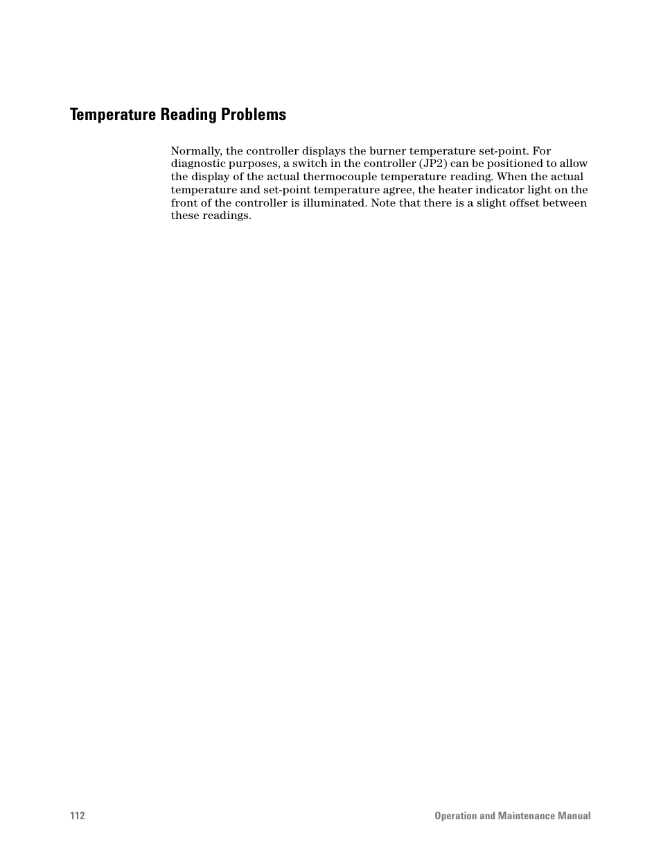 Temperature reading problems | Agilent Technologies G6600-90006 User Manual | Page 112 / 118