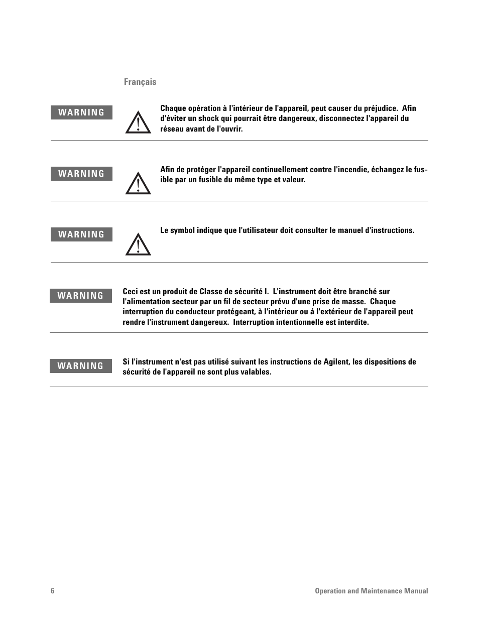 Agilent Technologies G6600-90006 User Manual | Page 6 / 118
