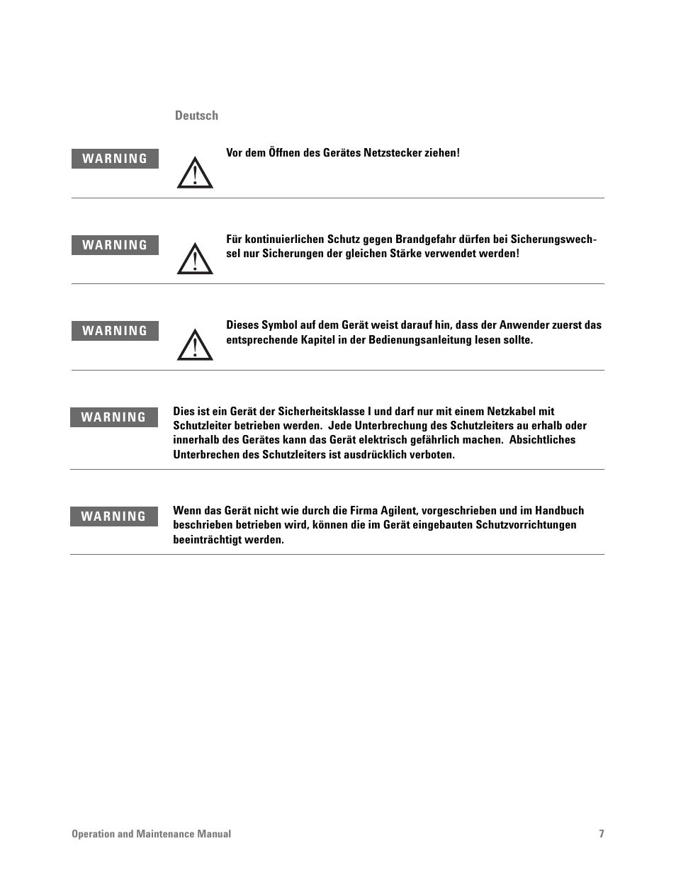 Agilent Technologies G6600-90006 User Manual | Page 7 / 118