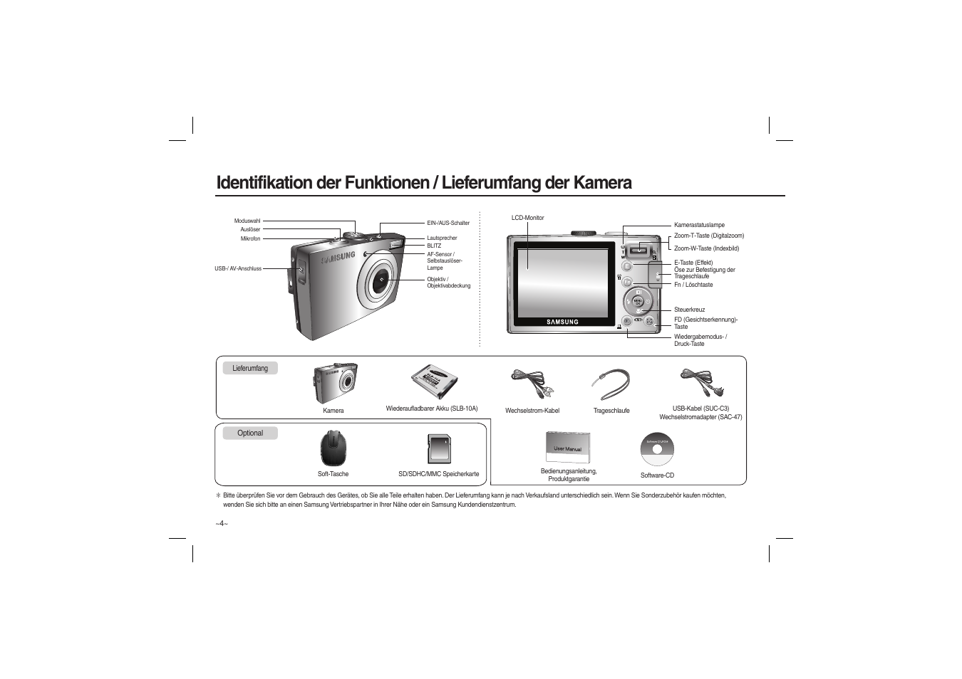 Samsung L100 User Manual | Page 21 / 98