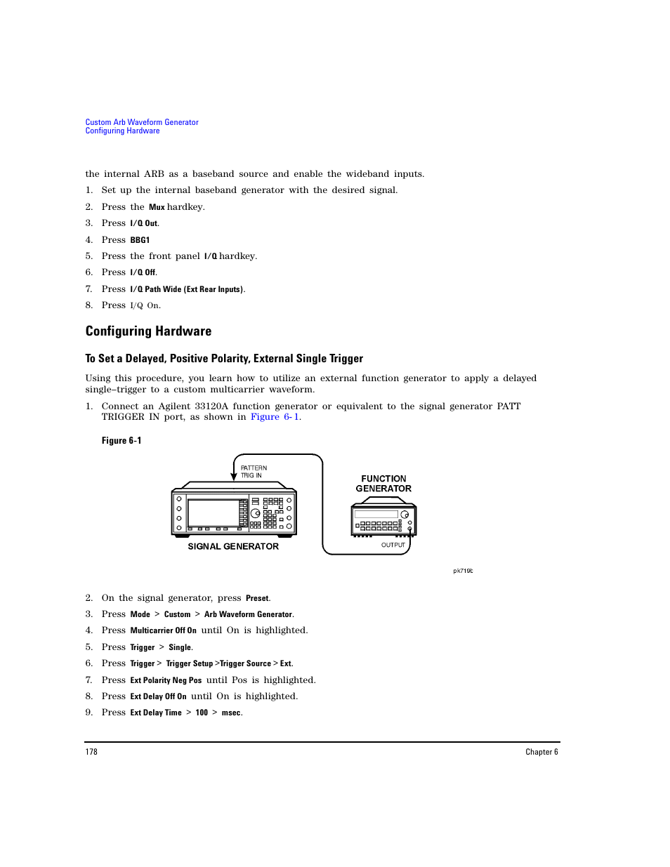 Configuring hardware | Agilent Technologies E8267D PSG User Manual | Page 192 / 318