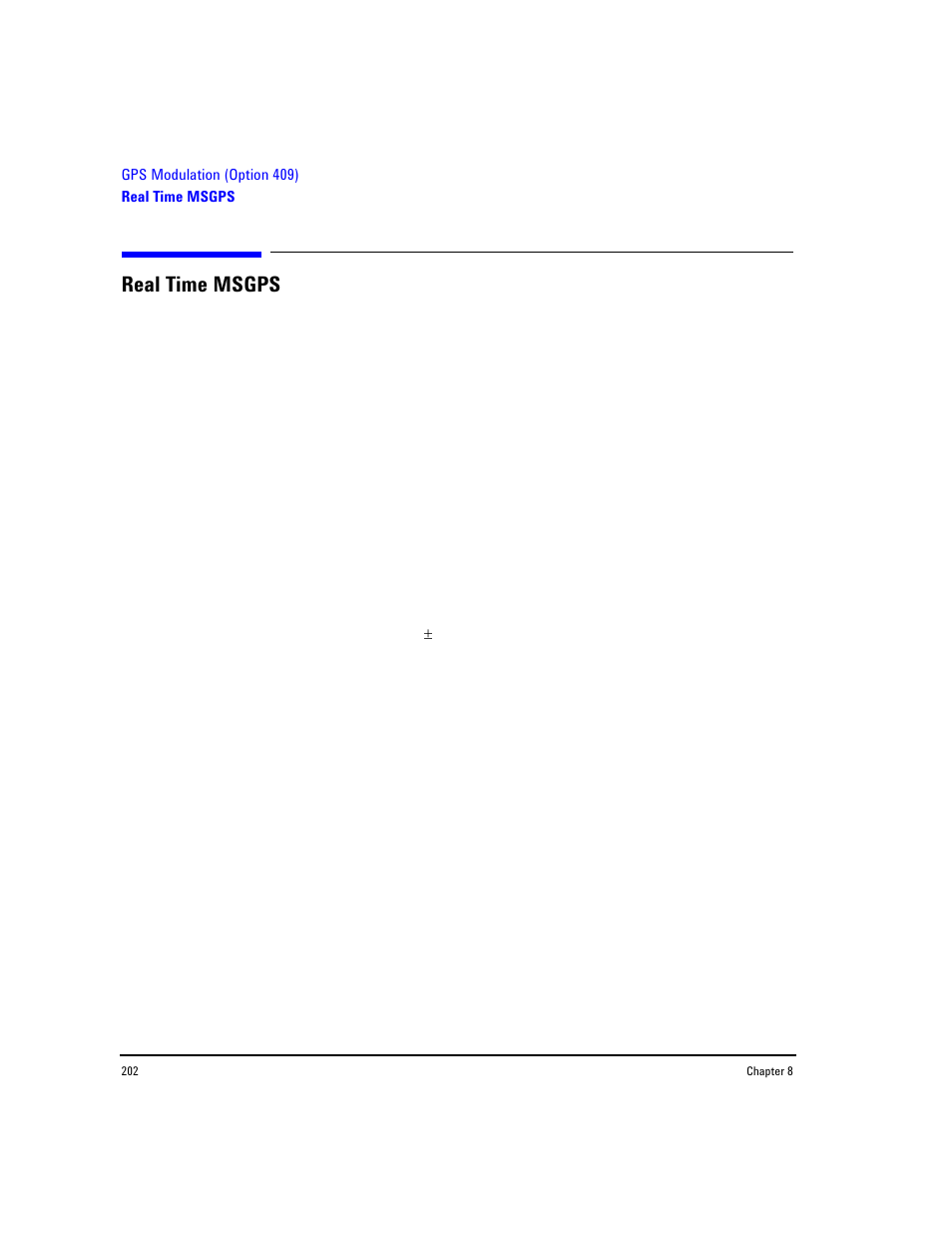 Real time msgps | Agilent Technologies E8267D PSG User Manual | Page 216 / 318
