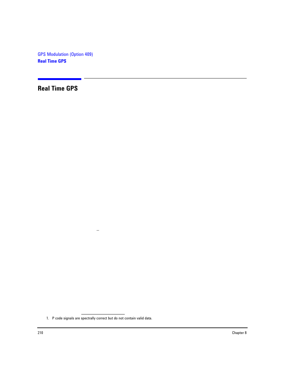 Real time gps | Agilent Technologies E8267D PSG User Manual | Page 224 / 318