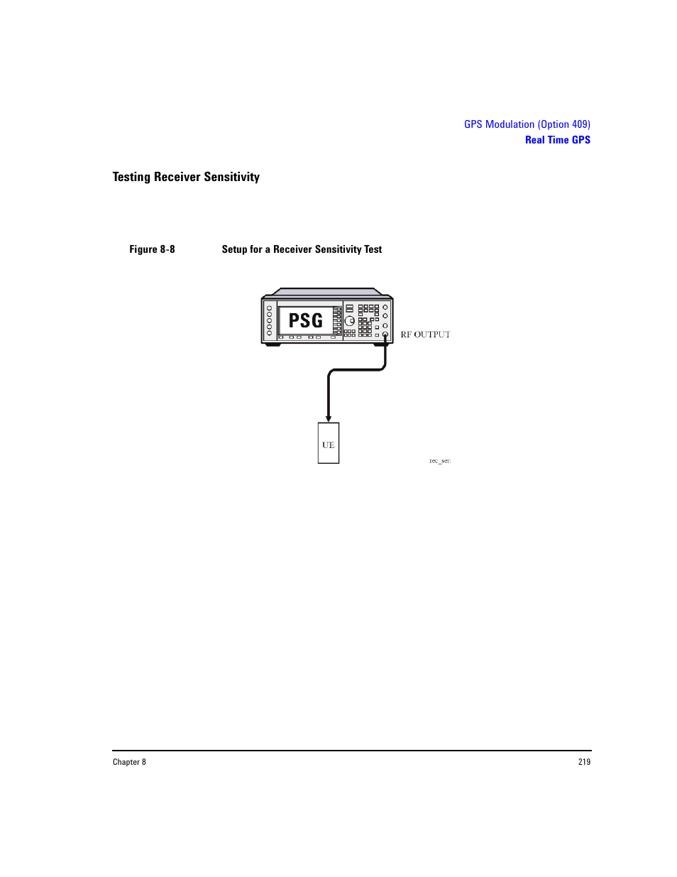 Testing receiver sensitivity | Agilent Technologies E8267D PSG User Manual | Page 233 / 318