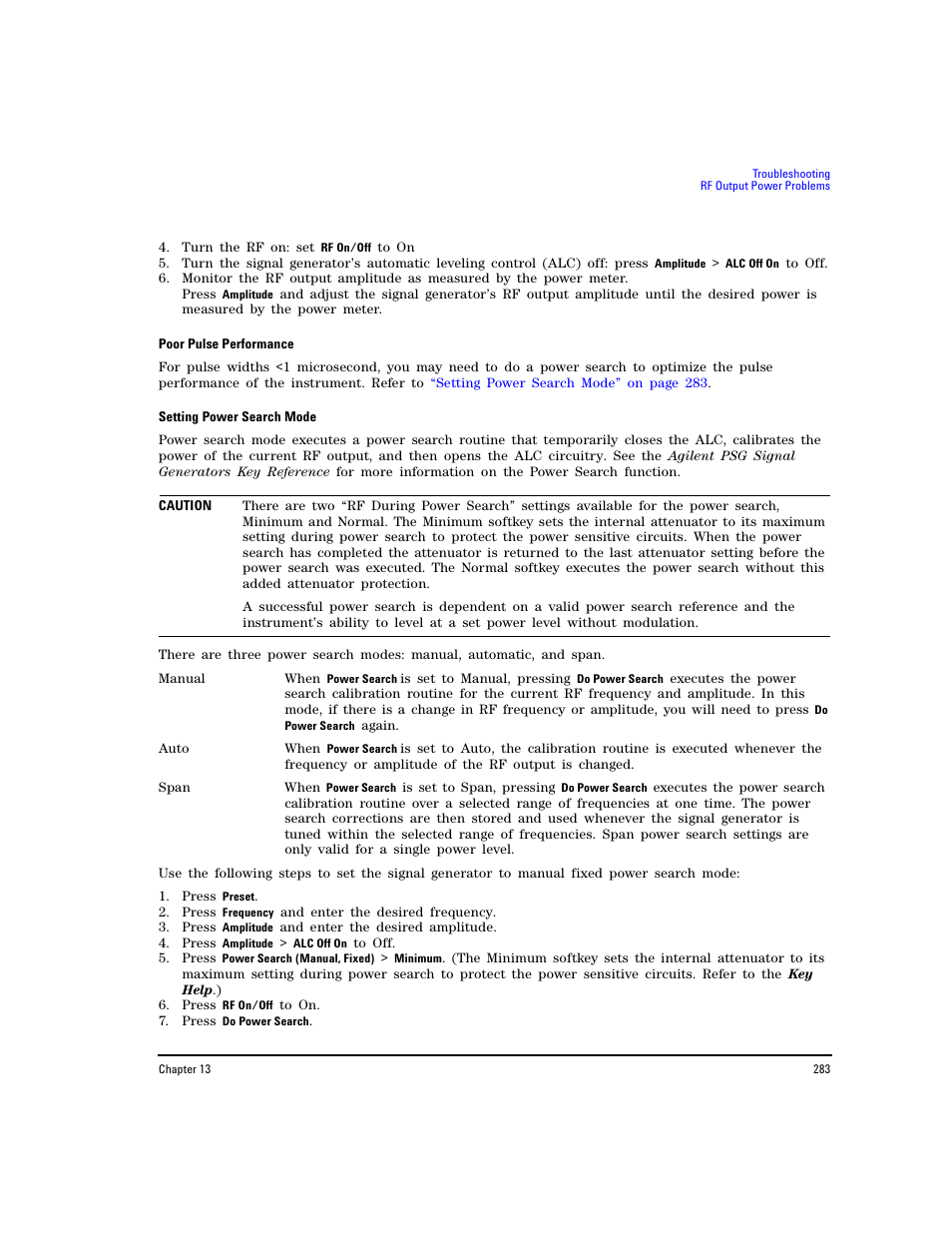 Agilent Technologies E8267D PSG User Manual | Page 297 / 318