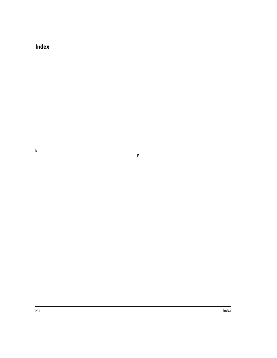 Index | Agilent Technologies E8267D PSG User Manual | Page 310 / 318