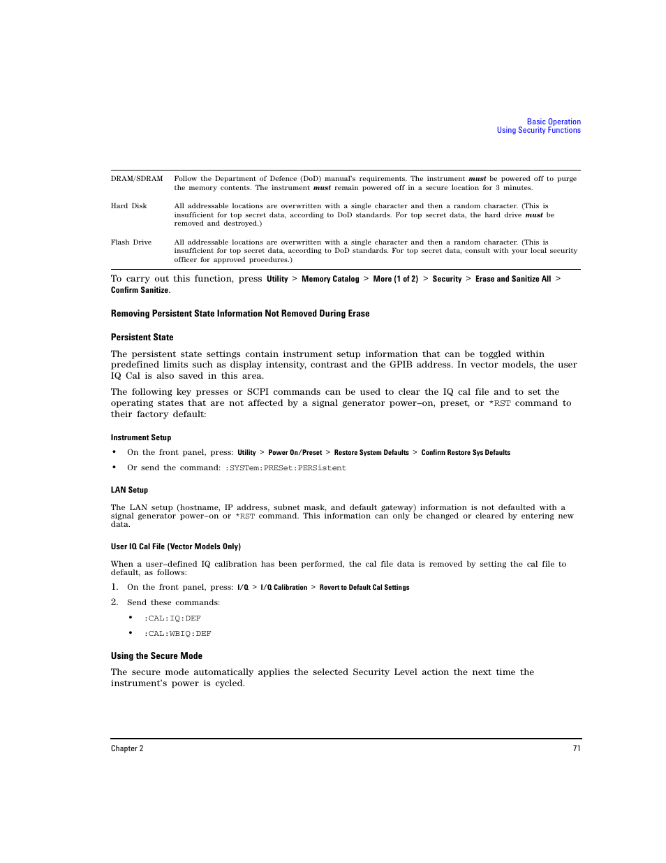 Agilent Technologies E8267D PSG User Manual | Page 85 / 318