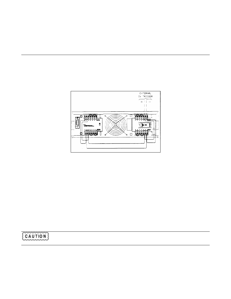 Overvoltage trigger connections | Agilent Technologies 6625A User Manual | Page 54 / 123