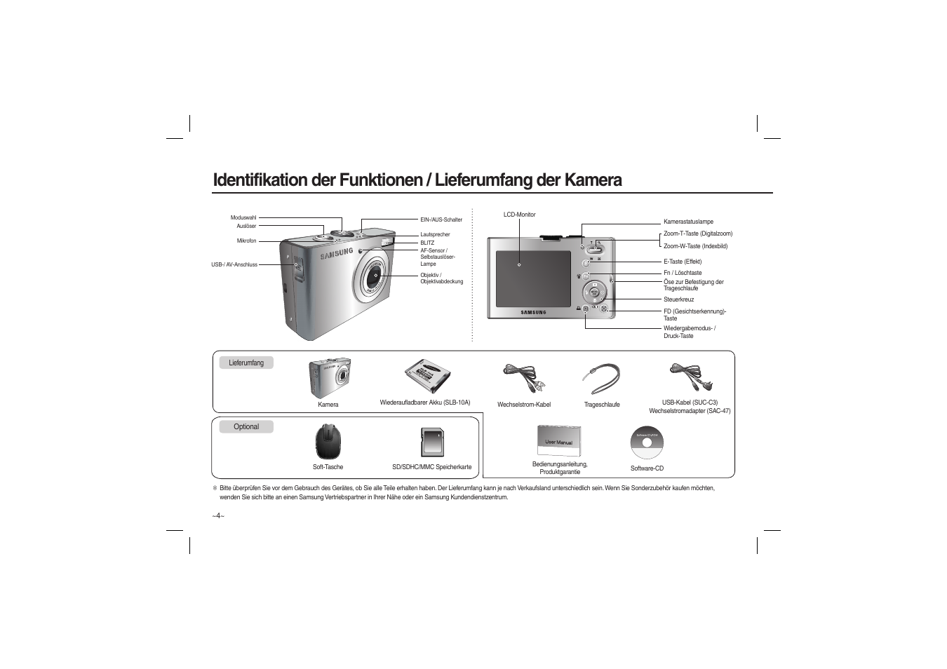Samsung M100 User Manual | Page 21 / 98