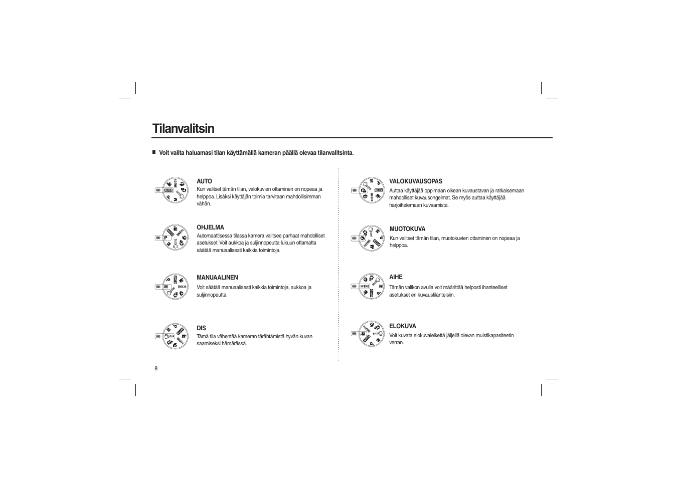 Tilanvalitsin | Samsung M100 User Manual | Page 41 / 98