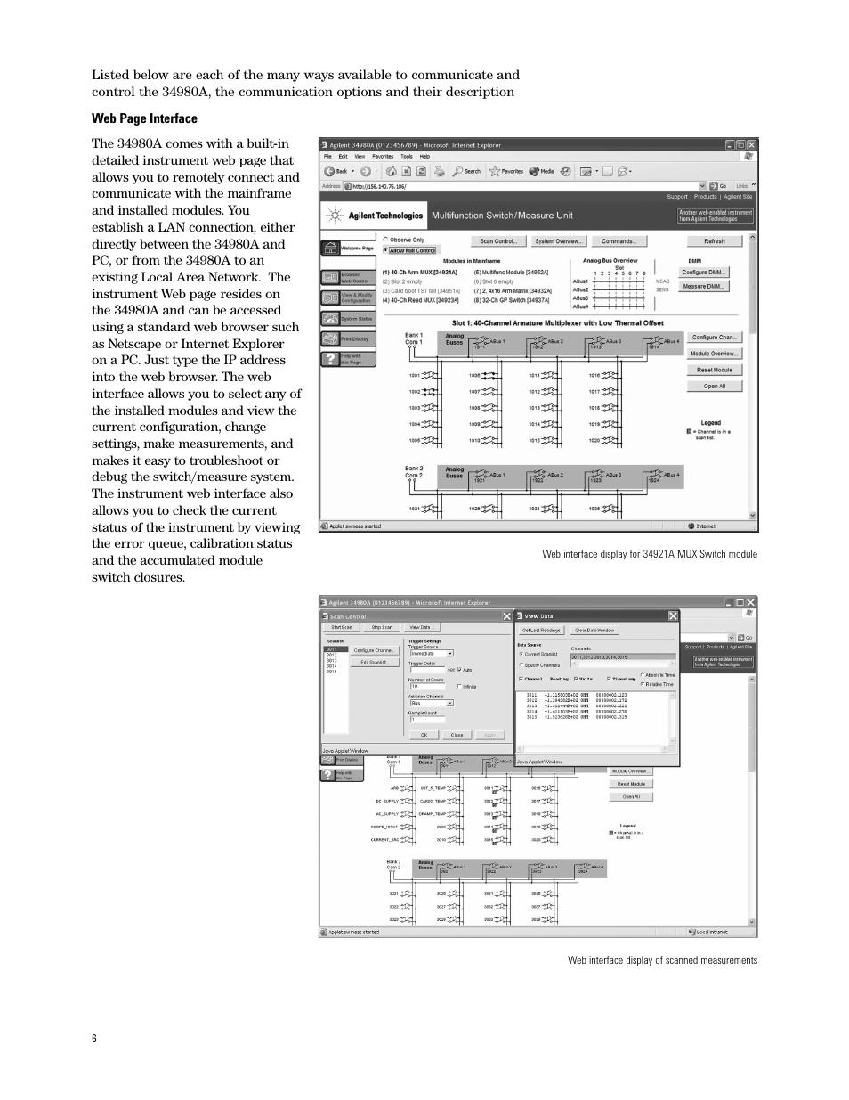 Agilent Technologies 3499A/B/C User Manual | Page 6 / 20