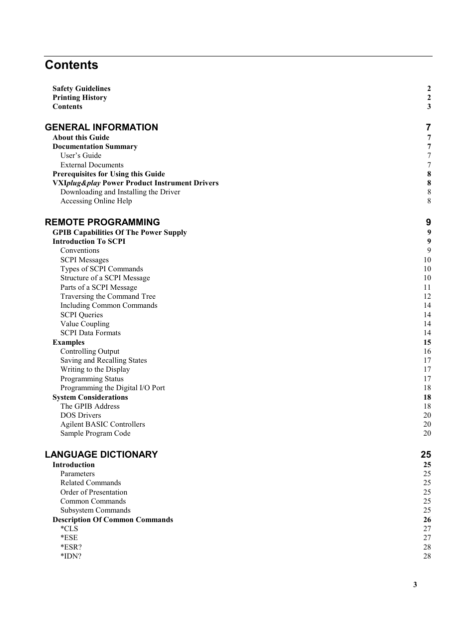 Agilent Technologies 664xA User Manual | Page 3 / 70