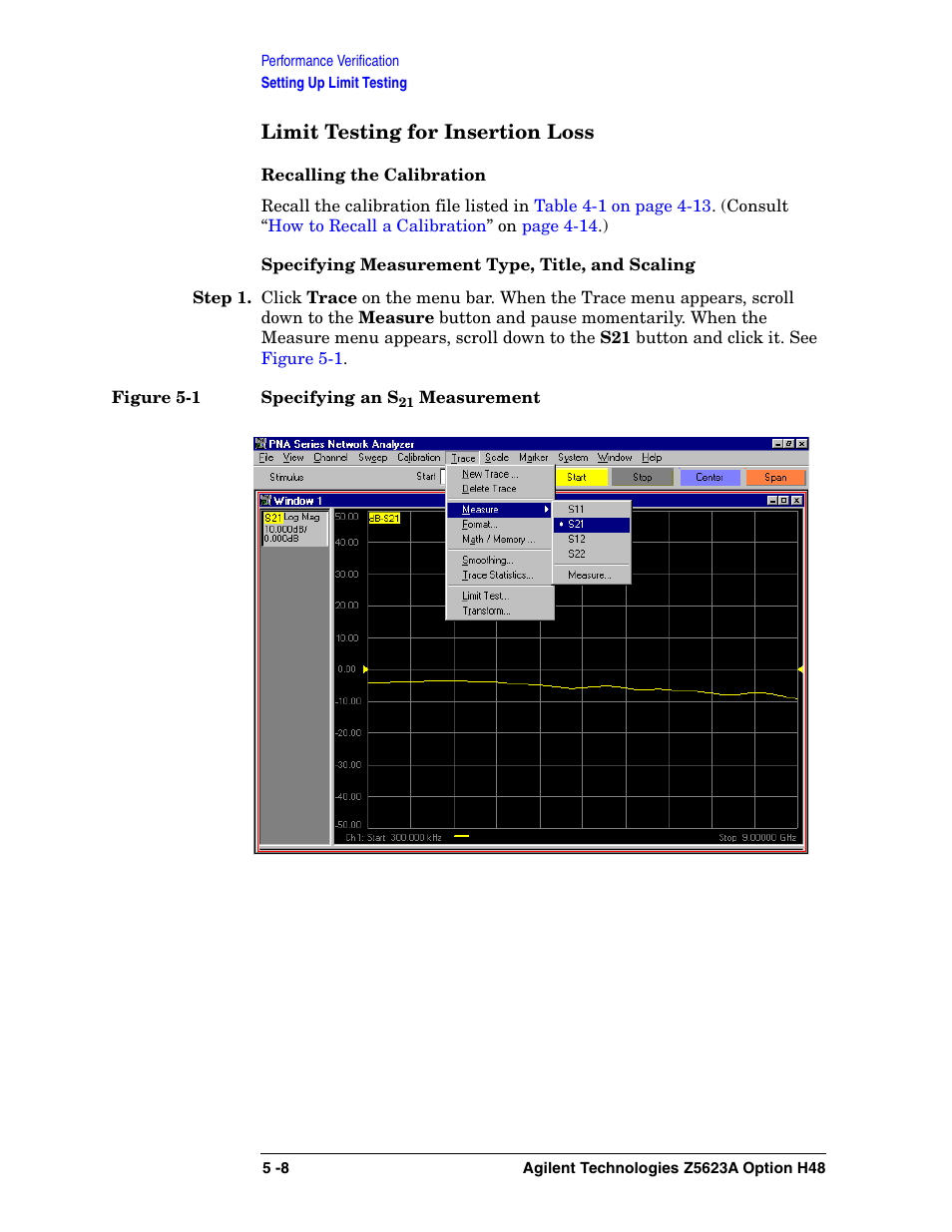 Agilent Technologies Option H48 Multiport Test Set Z5623A User Manual | Page 76 / 138