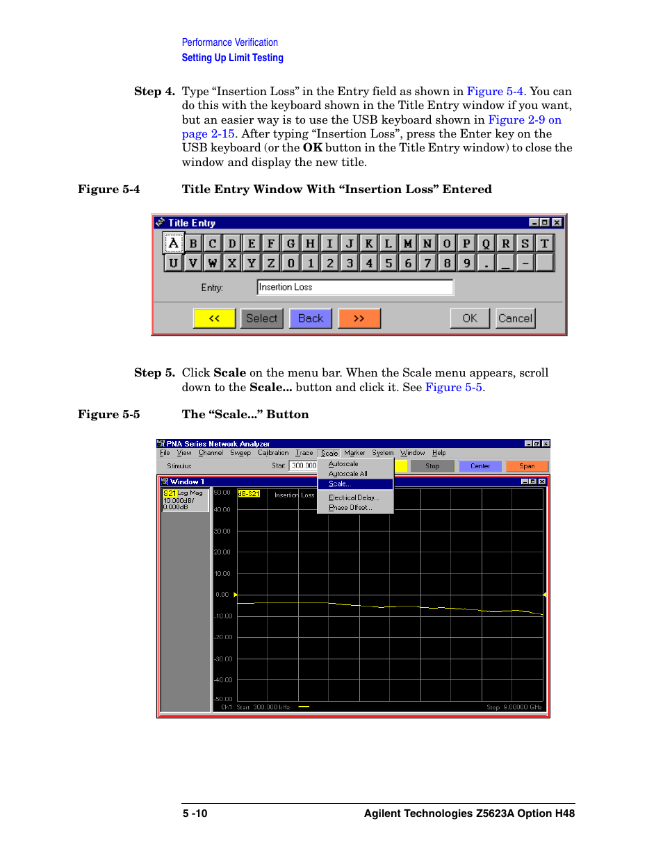 Agilent Technologies Option H48 Multiport Test Set Z5623A User Manual | Page 78 / 138
