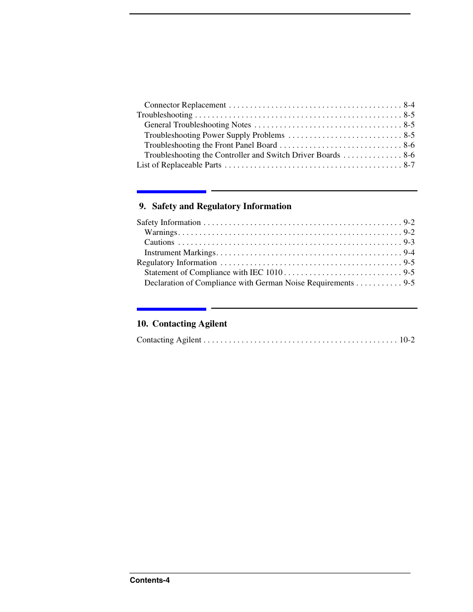 Agilent Technologies Option H48 Multiport Test Set Z5623A User Manual | Page 8 / 138