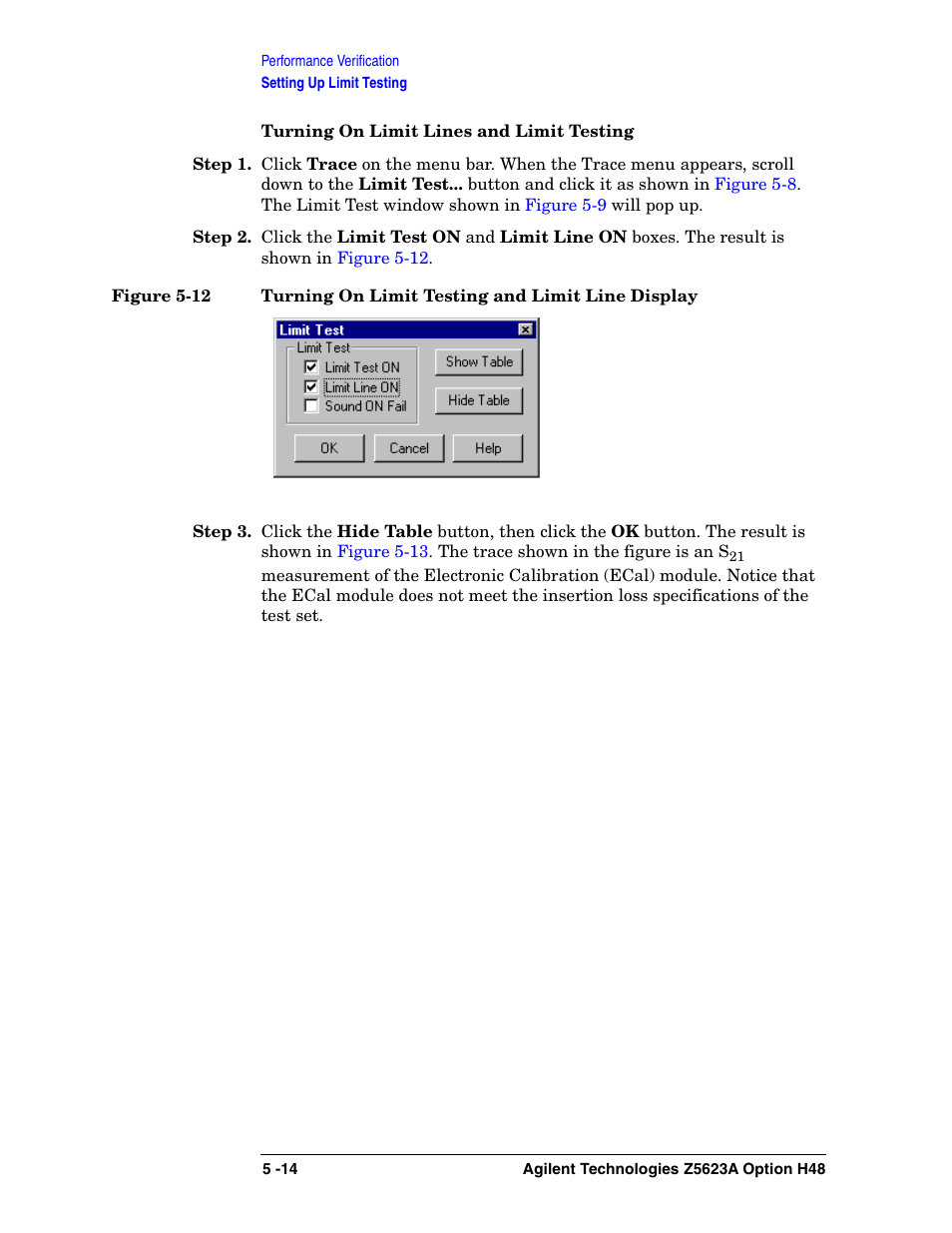 Agilent Technologies Option H48 Multiport Test Set Z5623A User Manual | Page 82 / 138