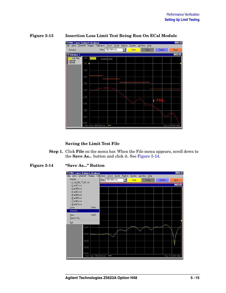 Agilent Technologies Option H48 Multiport Test Set Z5623A User Manual | Page 83 / 138
