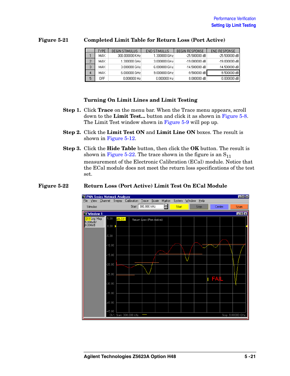 Agilent Technologies Option H48 Multiport Test Set Z5623A User Manual | Page 89 / 138