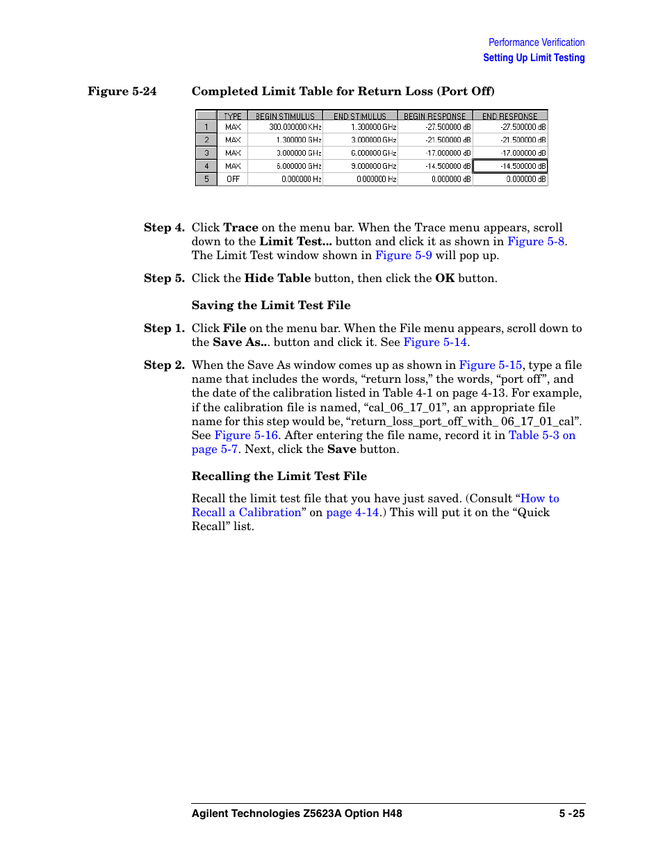 Agilent Technologies Option H48 Multiport Test Set Z5623A User Manual | Page 93 / 138