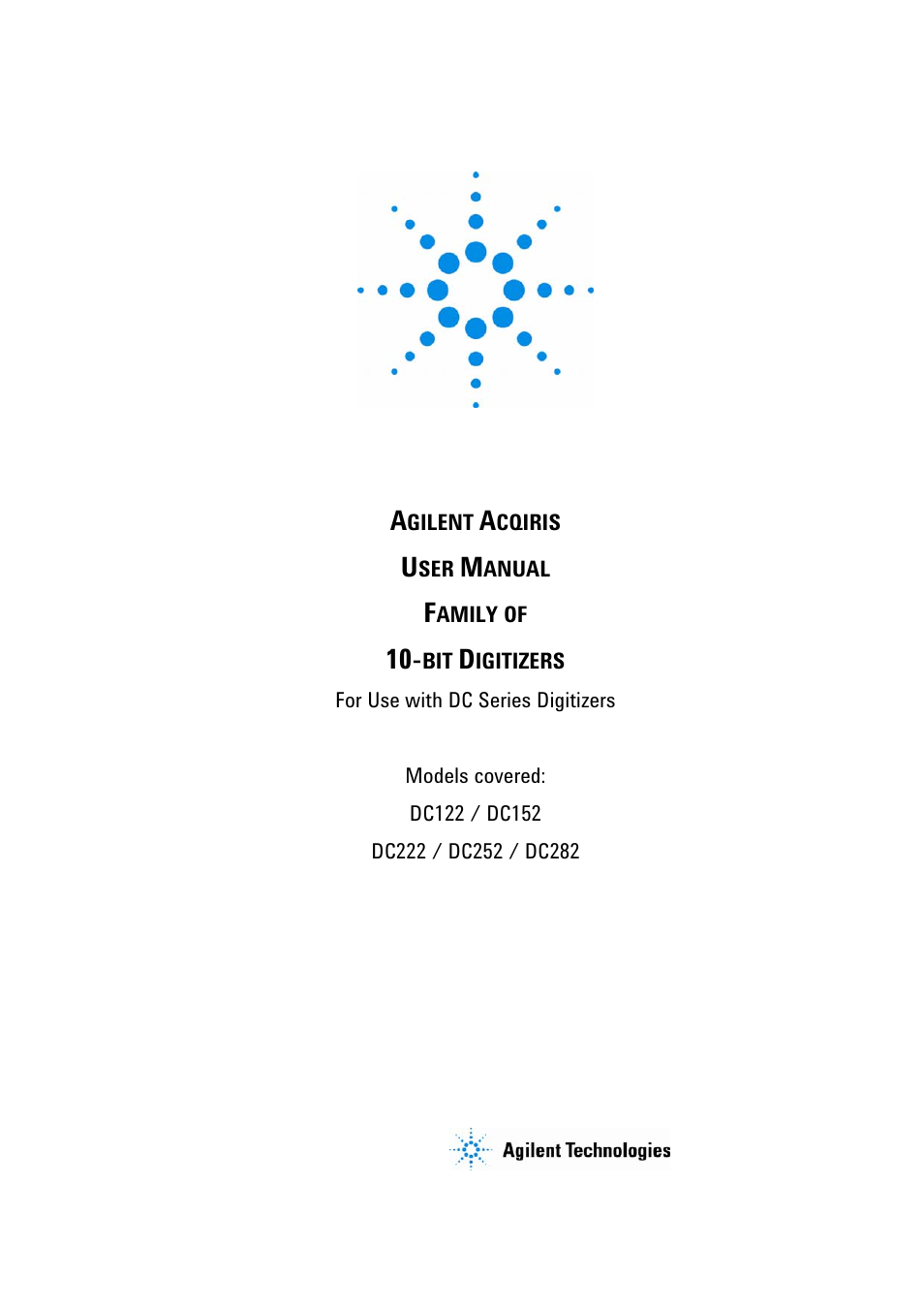 Agilent Technologies DC152 User Manual | 55 pages