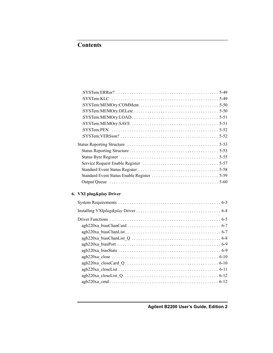 Agilent Technologies B2201A User Manual | Page 14 / 234