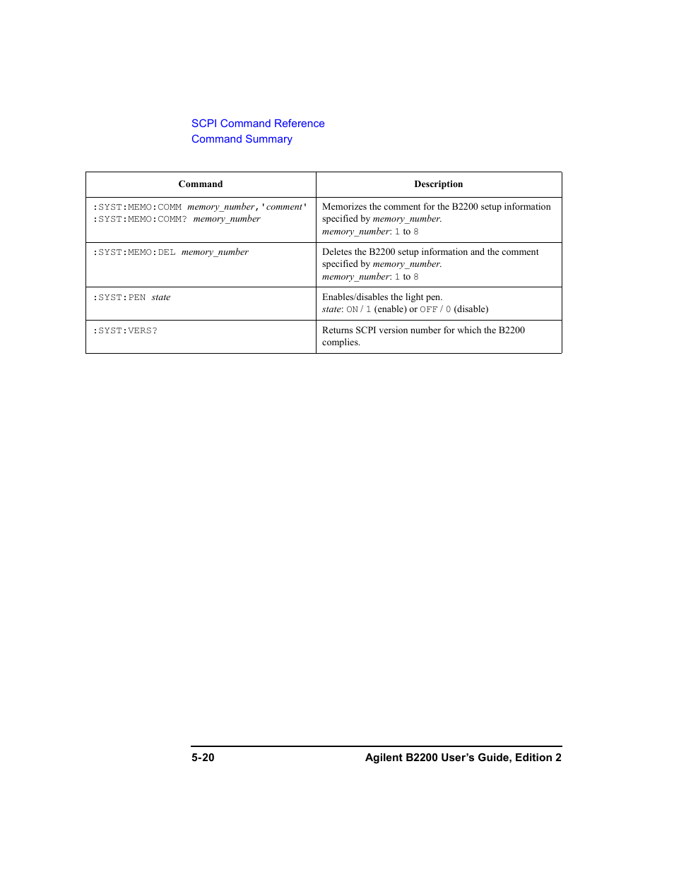 Agilent Technologies B2201A User Manual | Page 146 / 234