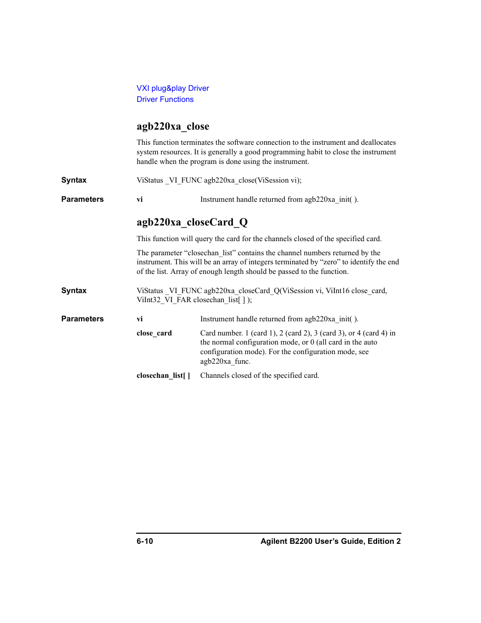 Agb220xa_close, Agb220xa_closecard_q, Agb220xa_close -10 agb220xa_closecard_q -10 | Agilent Technologies B2201A User Manual | Page 196 / 234