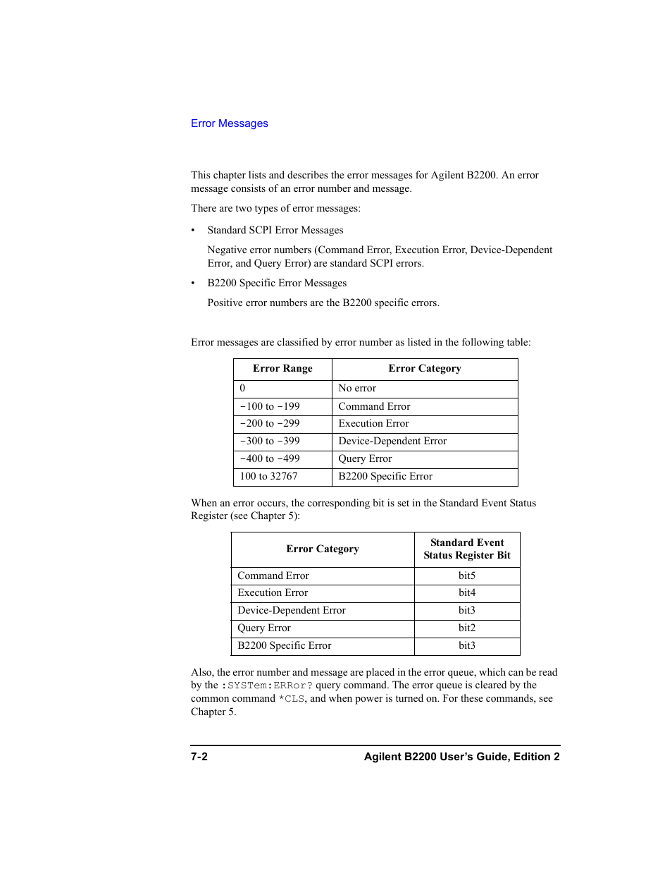 Agilent Technologies B2201A User Manual | Page 222 / 234