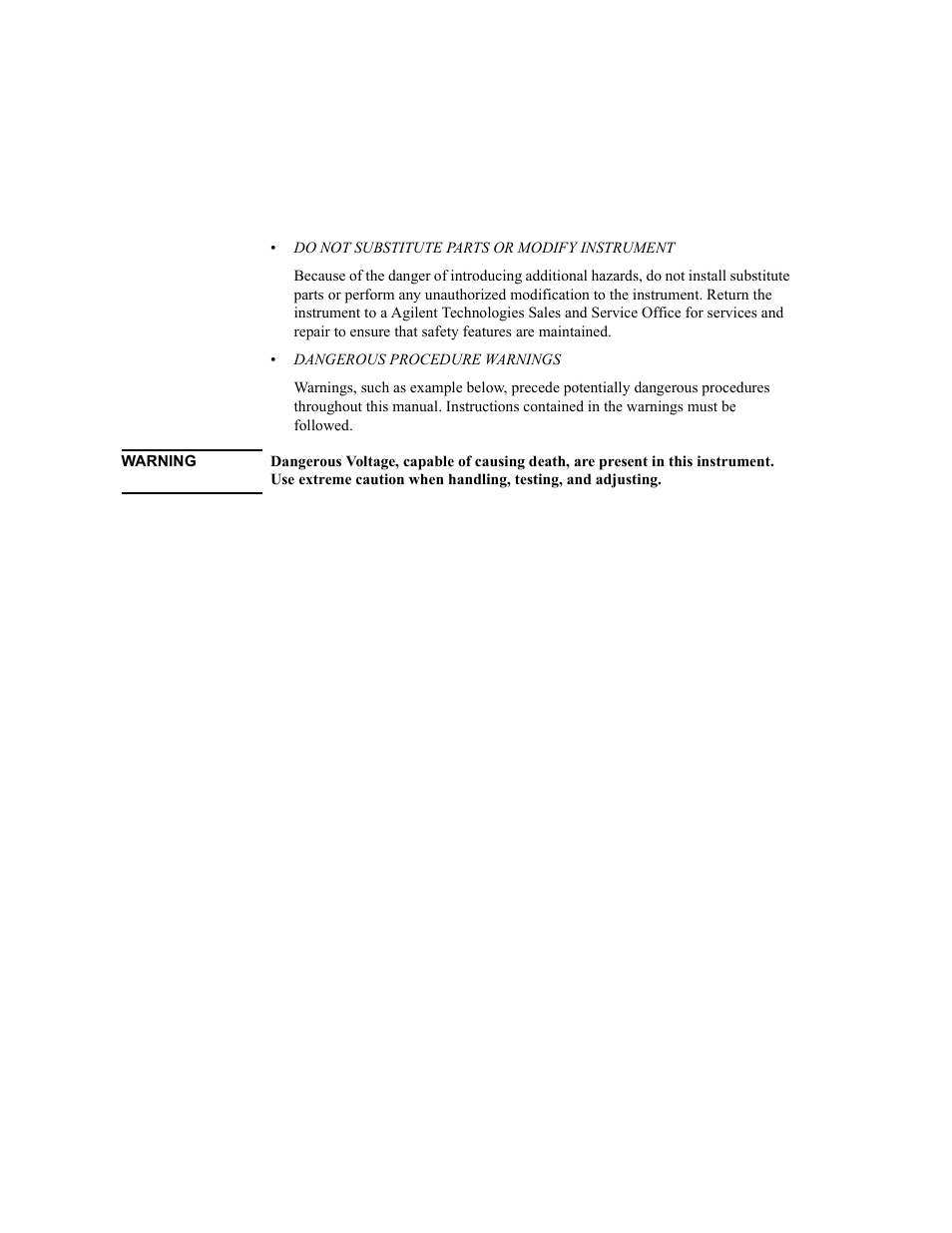 Agilent Technologies B2201A User Manual | Page 6 / 234