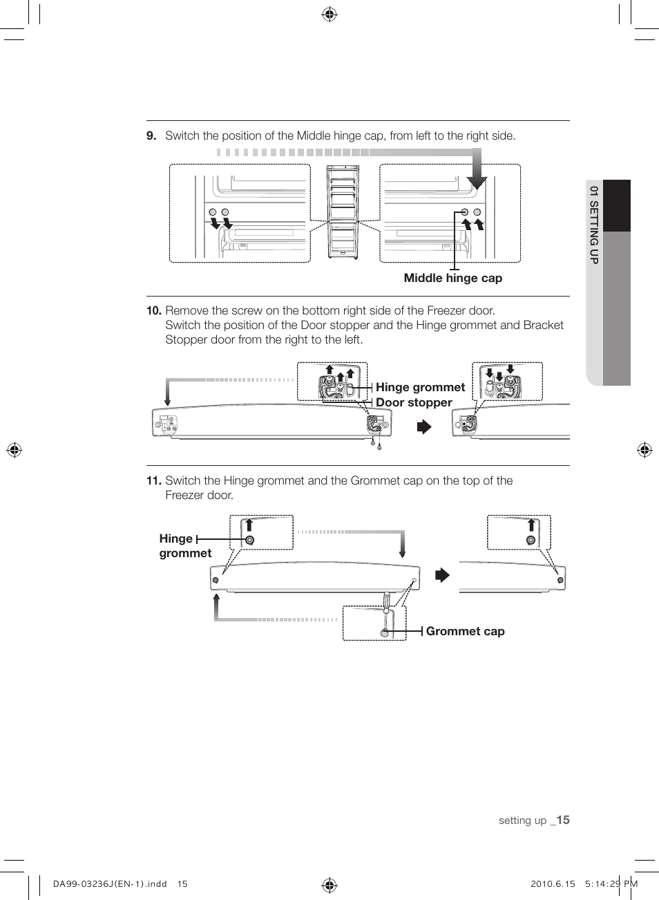 Samsung RL23THCTS User Manual | Page 15 / 144