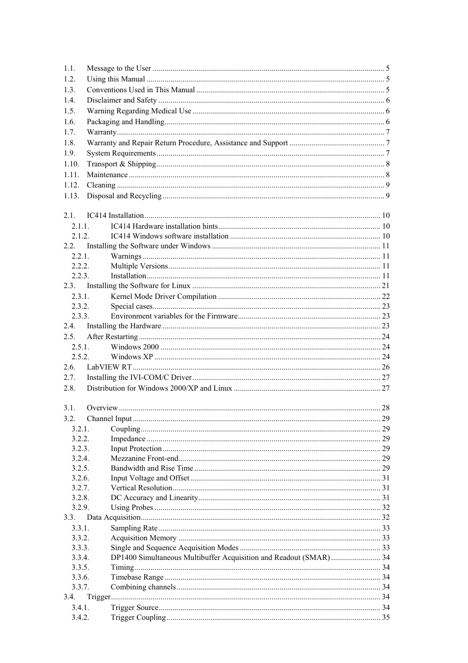 Agilent Technologies DP211 User Manual | Page 3 / 66