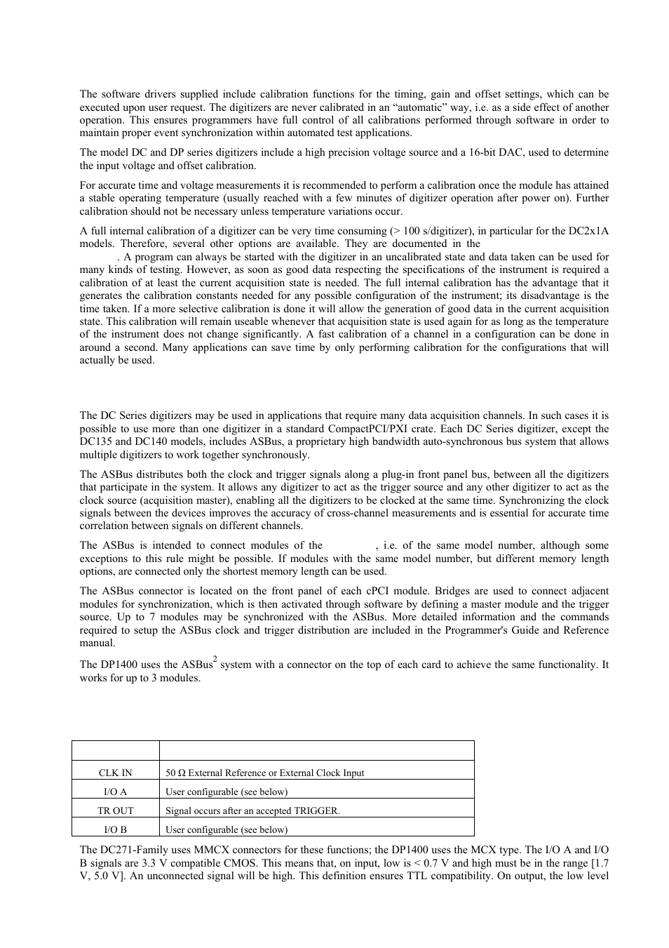 Internal calibration, Asbus | Agilent Technologies DP211 User Manual | Page 37 / 66