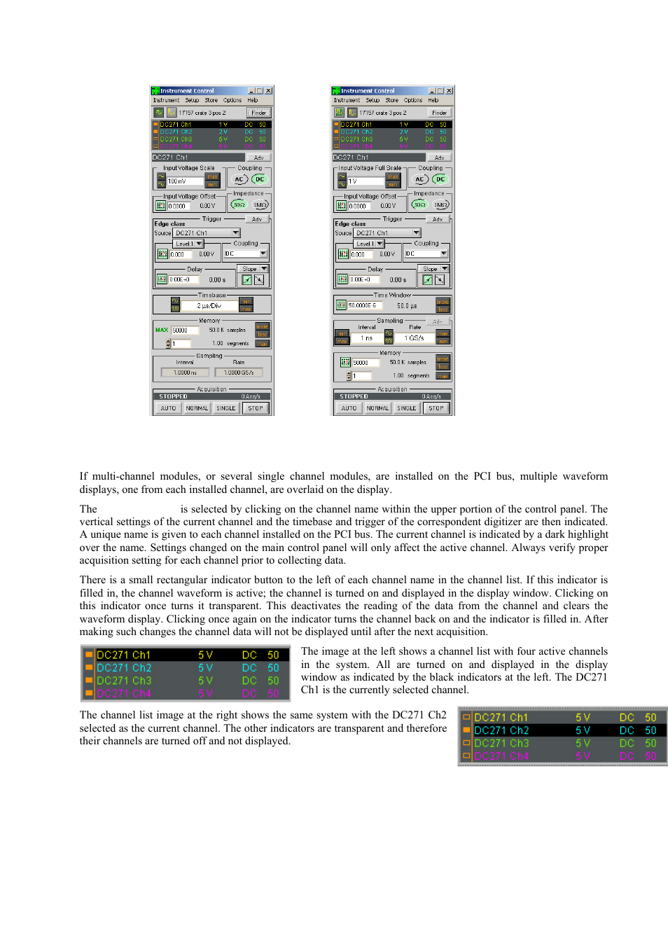 Displaying multiple traces | Agilent Technologies DP211 User Manual | Page 43 / 66