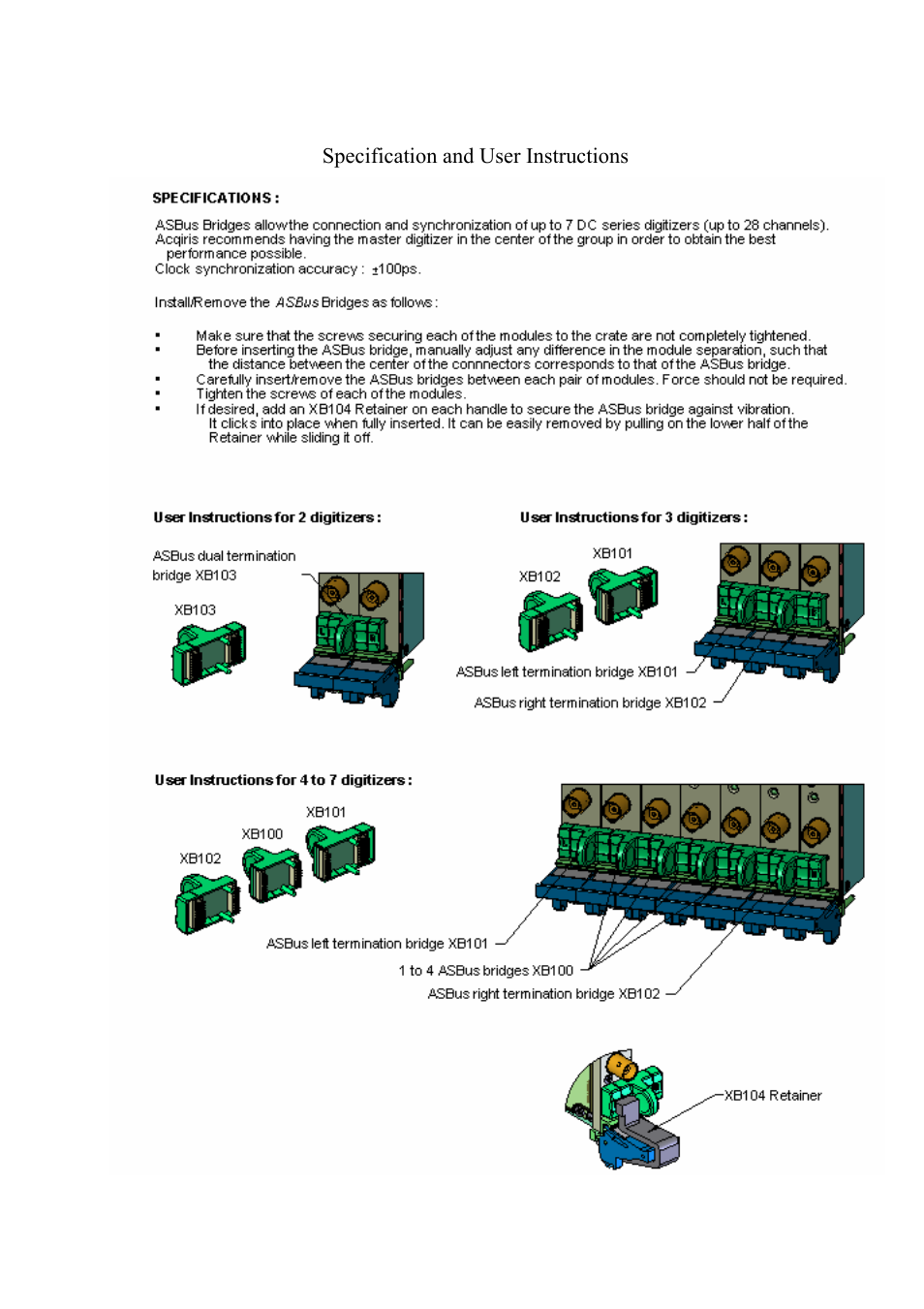 Appendix a: asbus for compactpci/pxi digitizers | Agilent Technologies DP211 User Manual | Page 57 / 66