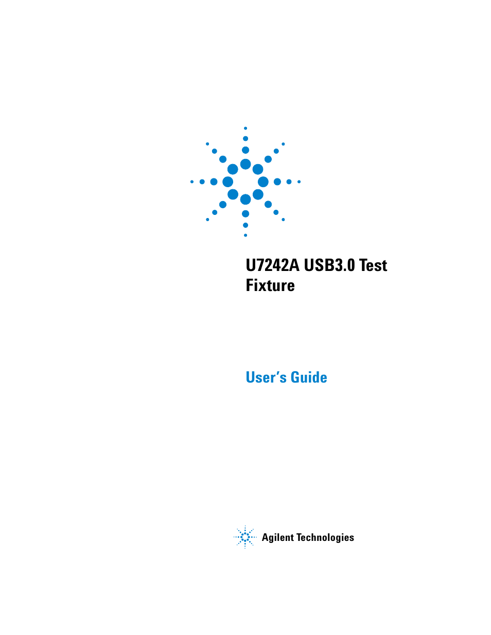 Agilent Technologies FIXTURE U7242A User Manual | 10 pages