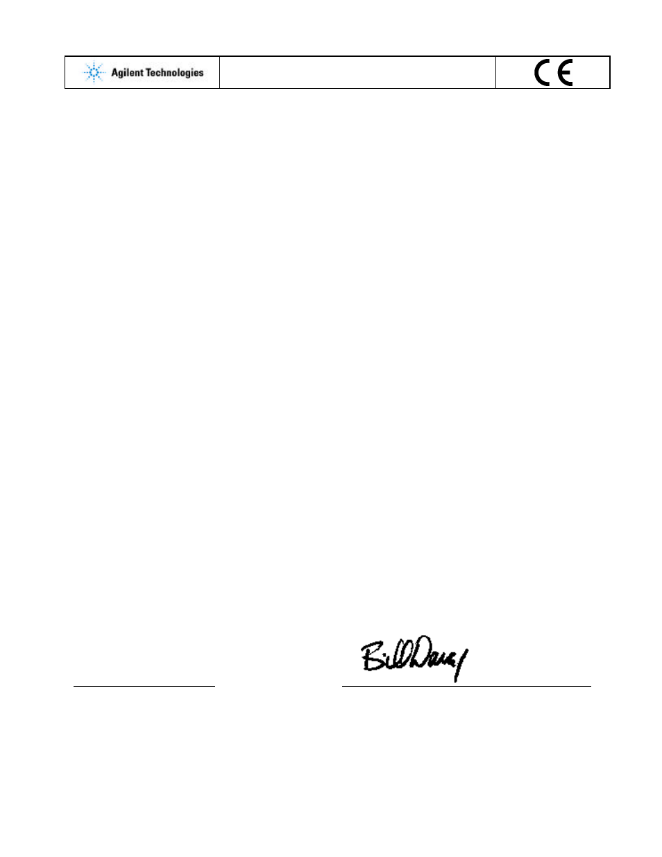 Declaration, Declaration of conformity | Agilent Technologies E3614A User Manual | Page 47 / 47