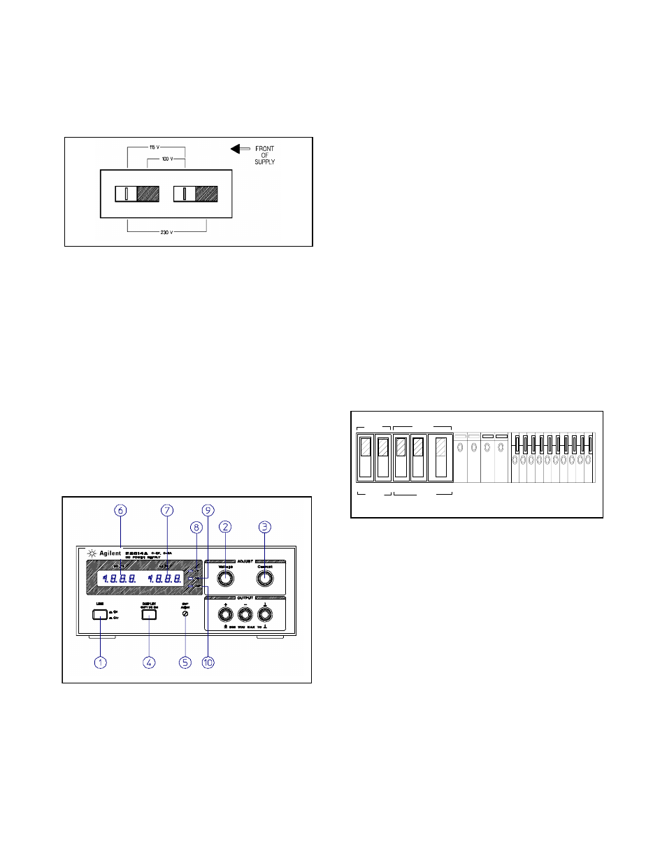 Operating instructions, Introduction, Turn-on checkout procedure | Power cord | Agilent Technologies E3614A User Manual | Page 7 / 47