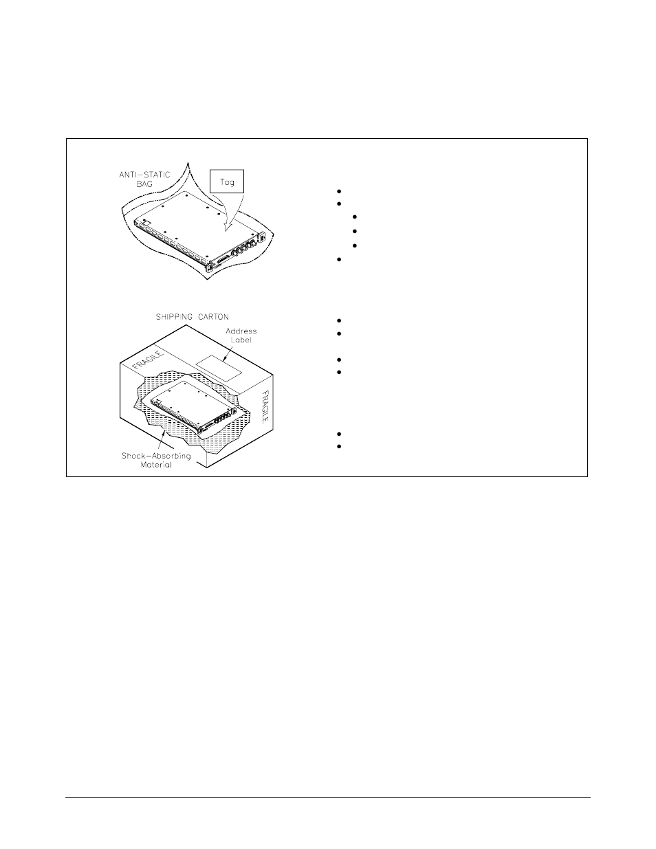 Shipping guidelines | Agilent Technologies 75000 Series C User Manual | Page 15 / 130