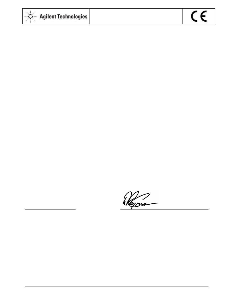 Declaration of conformity | Agilent Technologies 75000 Series C User Manual | Page 7 / 130
