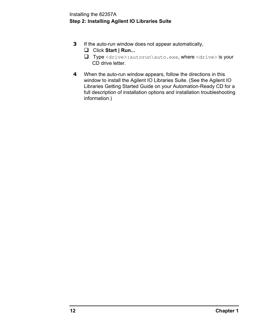 Agilent Technologies USB/GPIB Interface Converter 82357A User Manual | Page 12 / 70