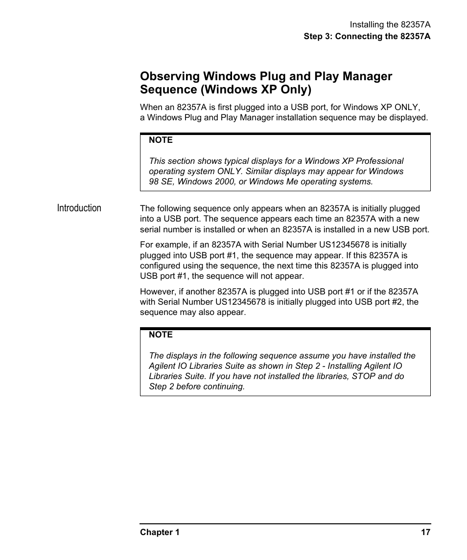 Agilent Technologies USB/GPIB Interface Converter 82357A User Manual | Page 17 / 70