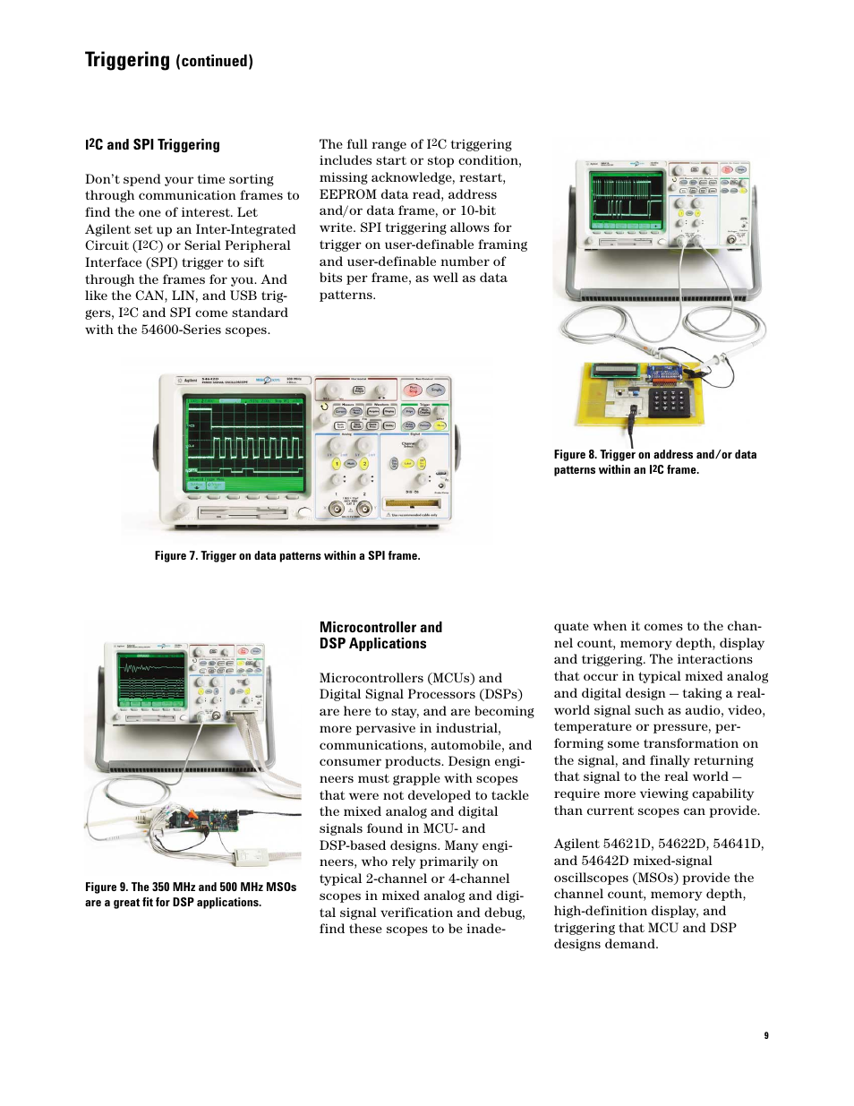 Triggering | Agilent Technologies 54600-Series User Manual | Page 9 / 24